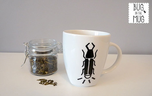Kubek ręcznie malowany BUG in the MUG