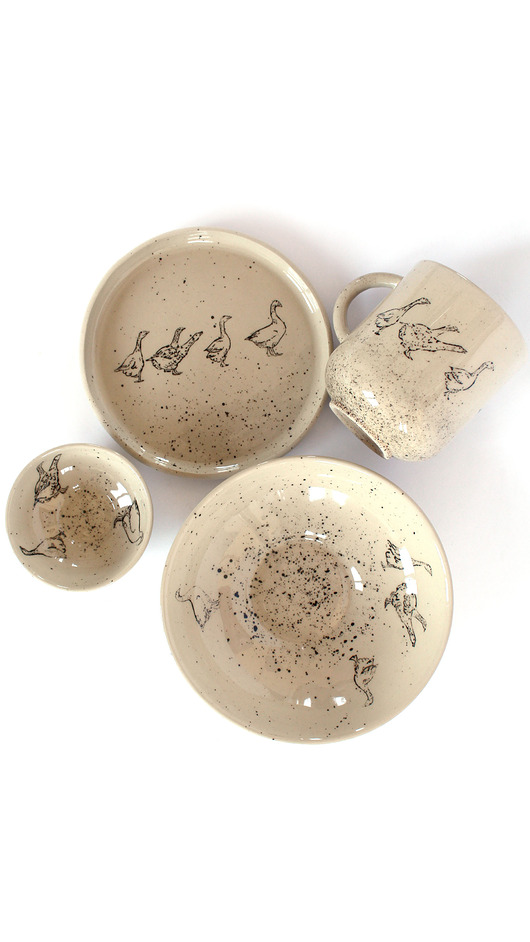 miski i misy Ceramiczny zestaw -  Gąski