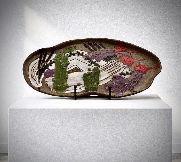 patery i talerze Półmisek Ceramiczny - Seria WYOBRAŹNIA - Artystyczna Forma Użytkowa