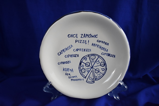 patery i talerze Talerz ceramiczny "Pizza capriciosa"