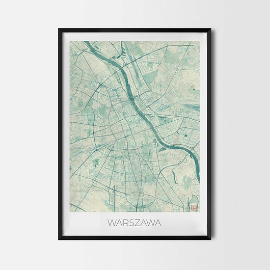 plakaty Plakat Warszawa - CityArtPosters