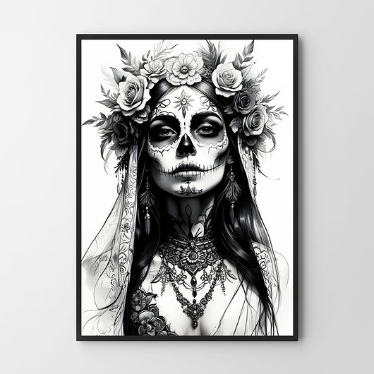 plakaty Plakat Zombie girl