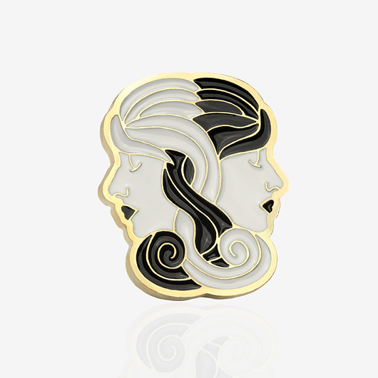 przypinki Pins znak zodiaku"Bliźnięta"