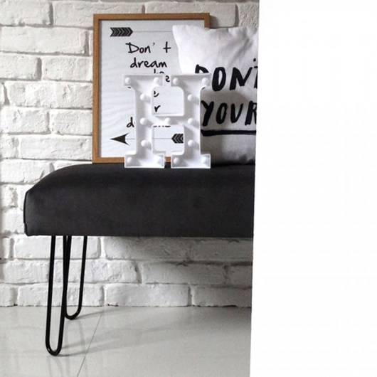 Ławeczka ławka LOFT pufa siedzisko przedpokój HouseBerry