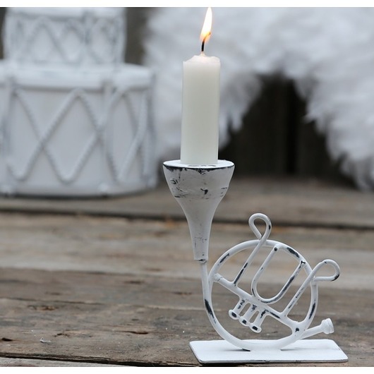 Świecznik metalowy Trumpet MIA home