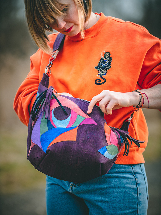 torby na ramię Nerka z korka personalizowana BANAMANA