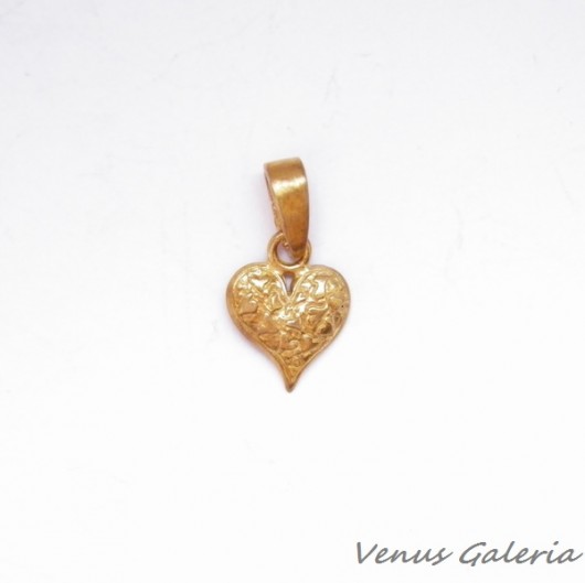 Zawieszka srebrna- Mini Miłość złota VENUS GALERIA