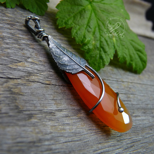 Arancione & Silver Leaf Radecka art