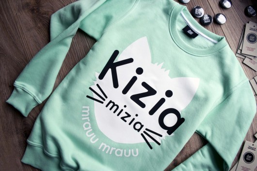 Bluza Miętowa Kizia Mizia ŁAP NAS