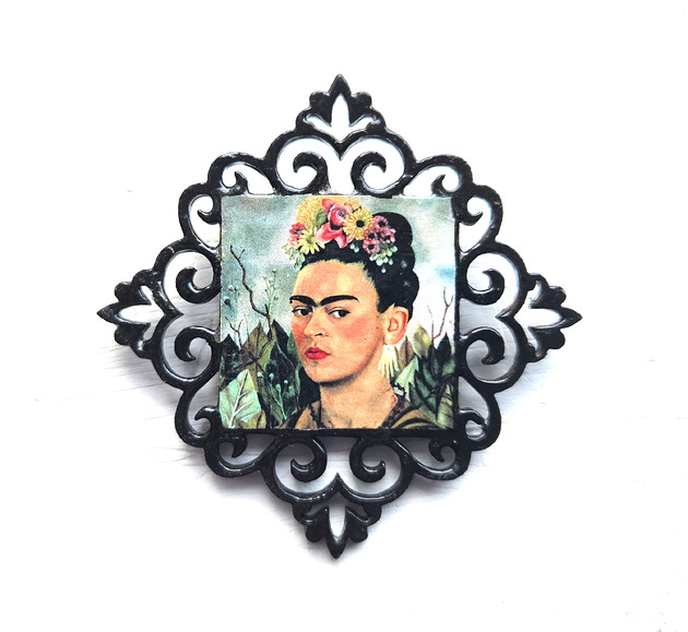 broszki Broszka Frida Kahlo