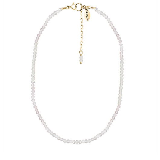 chokery CHOKER VERA z kamieniem księżycowym - pozłacany