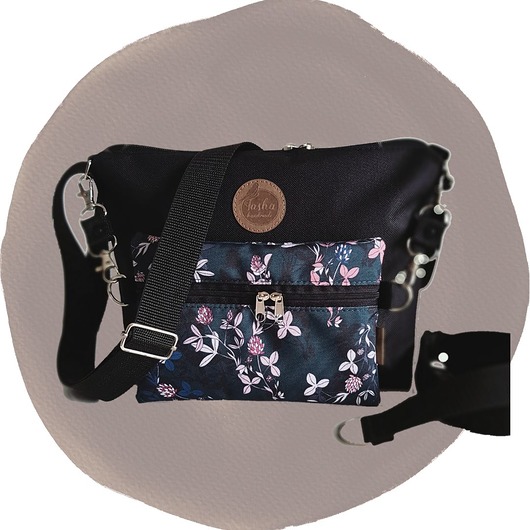 torby na ramię Torebka Modułowa Black 4w1 - SHAMROCK