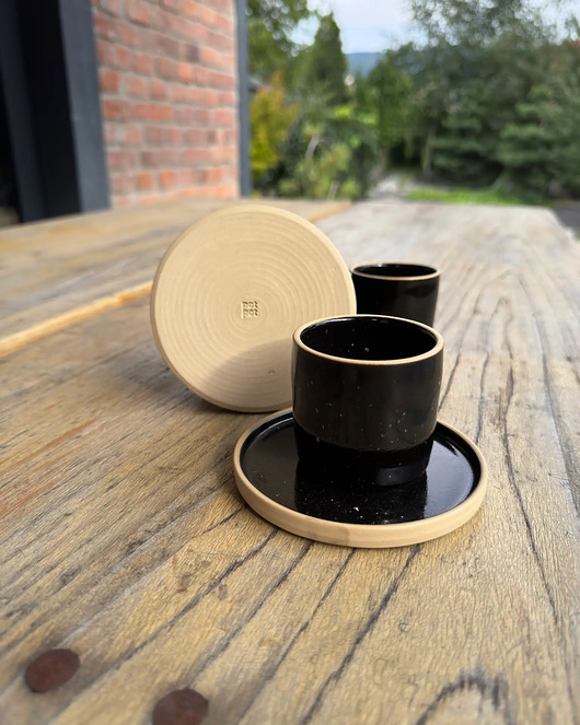 kubki Kubek Do Espresso Czarny Galaxy 100 ml  SA
