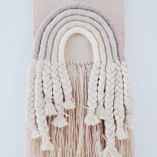 Makatka  Makrama Tęcza wool and stick