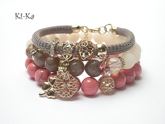 Taupe, creme and coral vol. 3 /05.07.15/ set KiKa pracownia