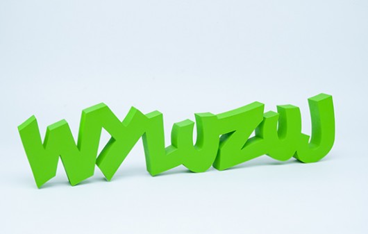 Wyluzuj - napis 3D, rozmiar 60x17cm Ledon