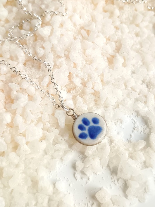 wisiory Naszyjnik Bolesławiec łapka