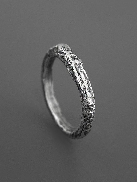 obrączki Obrączka, Topione Srebro