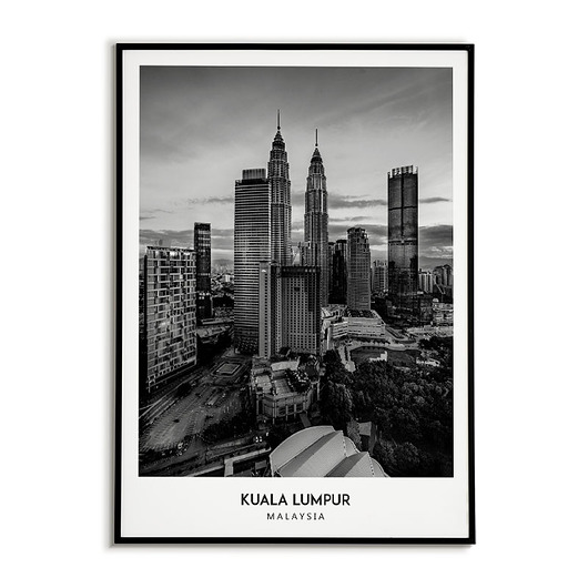 Plakat,obraz miasto KUALA LUMPUR - MALEZJA Bajkowe Obrazki