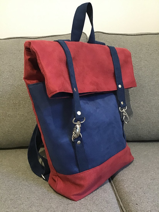 plecaki Plecak  włóczykija - bordo, kobalt, granat
