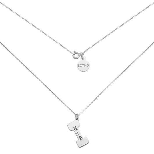 srebrne naszyjniki Srebrny naszyjnik ciężarek ME vs ME