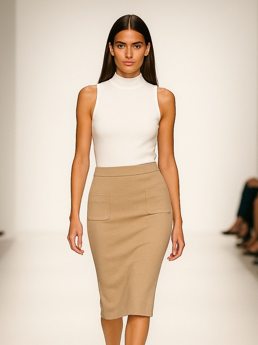 topy damskie Bluzka ecru YY500100