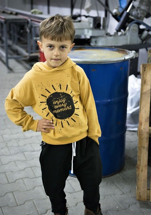 Bluza słońce musztardowa Mizerki Kids