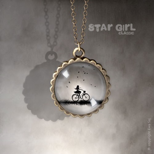 Star Girl Classic Rower - romantyczny medalik Ewa Saj Fotografie