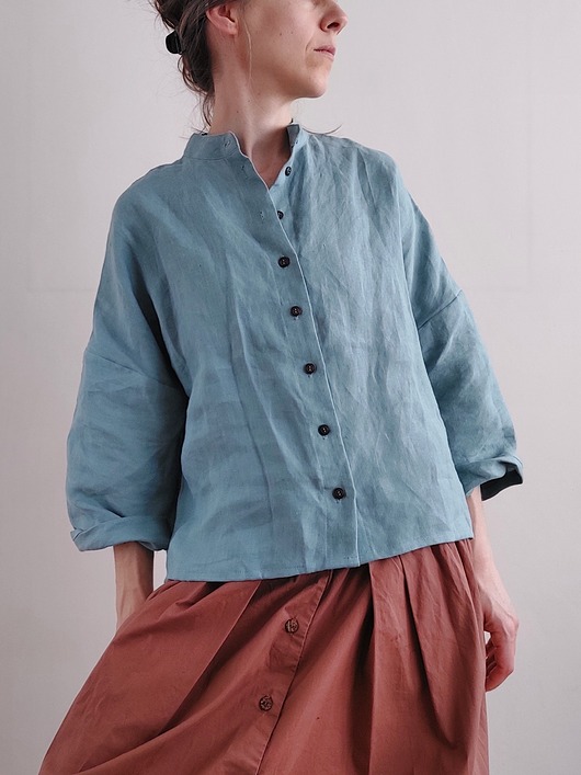 koszule damskie  100% len koszula oversize KA-LA