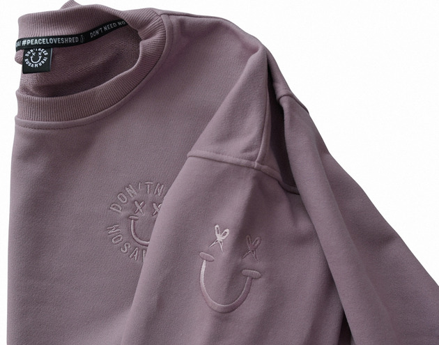 bluza bez kaptura damska Bluza Puffy Blueberry