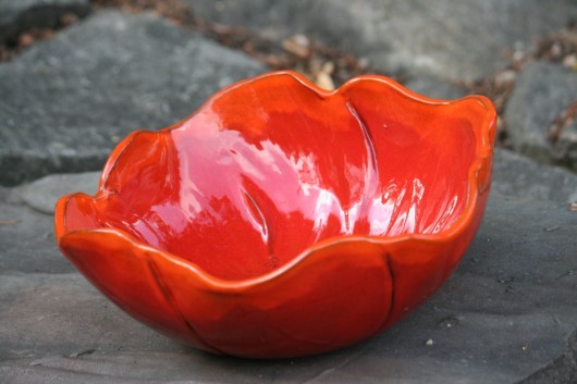 Ognisty MAK - ceramiczna misa L patrycja styrna