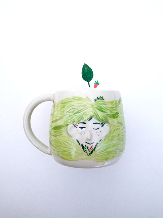 kubki Kubek ceramiczny panicz łąkowy
