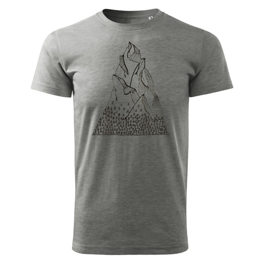t-shirty męskie Tatra Art - na szczyt