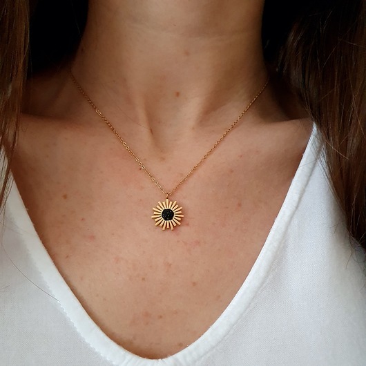 delikatny łańcuszek ze stali szlachetnej LEI handmade 