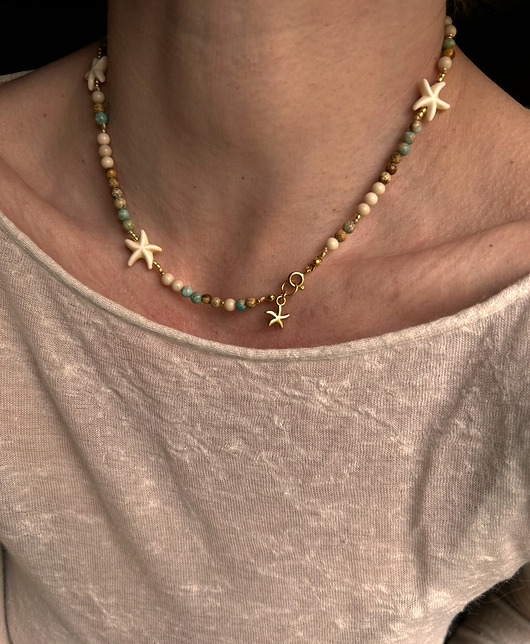 chokery Vaiana- choker, naszyjnik z Jaspisów