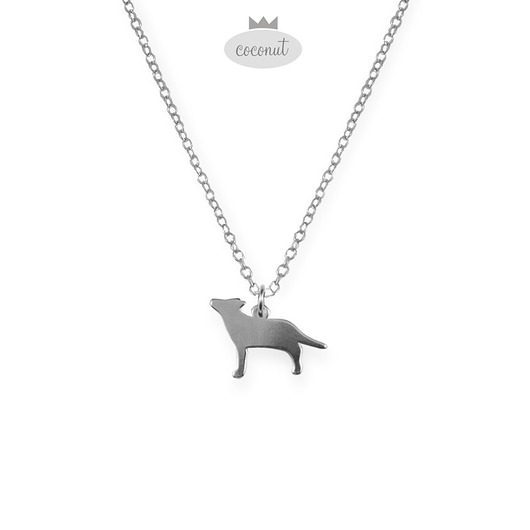 wisiory WILK - srebro 925, wisiorek na łańcuszku