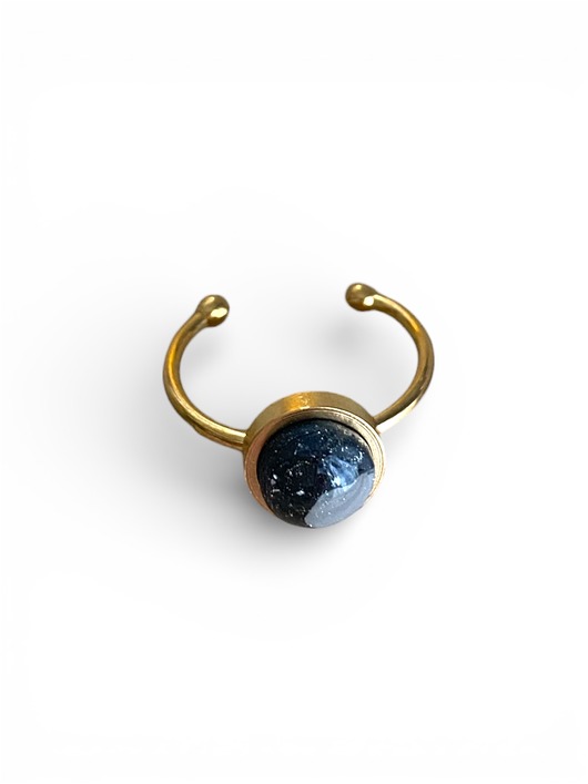 pierścionki - różne Pierścionek regulowany galaktyka