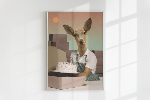 plakaty Plakat "Dzienna dawka cukru" (KOLAŻ)