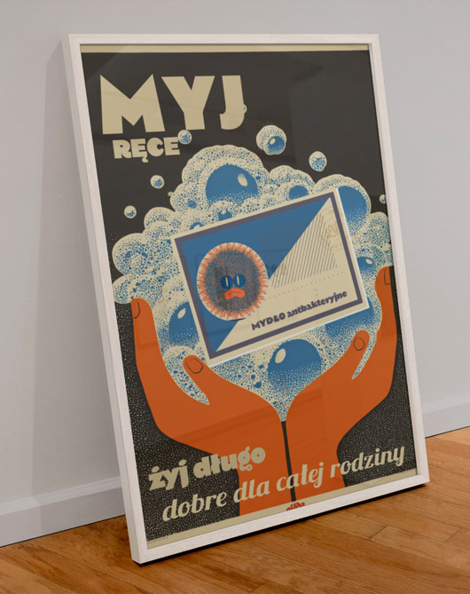 plakaty Plakat myj ręce