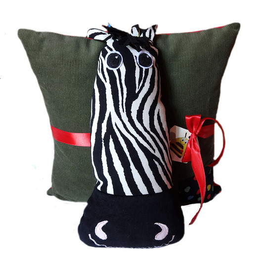 poduszki do pokoju dziecka Poduszka zebra