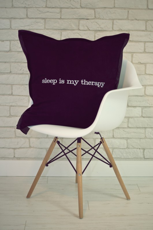 poducha - sleep is my therapy miau design