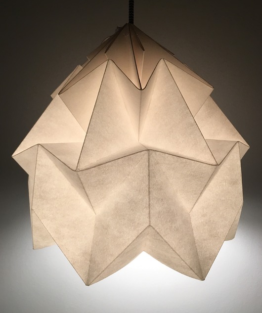 lampy wiszące Abażur klosz Origami Biały origamilamp papier
