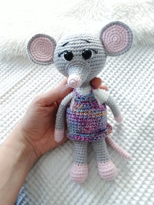 misie i maskotki Mysz Kasia, myszka, szczur, szczurek