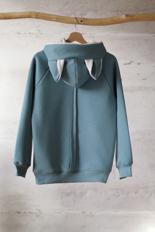 bluzy męskie Bluza Męska Miętowy KOT