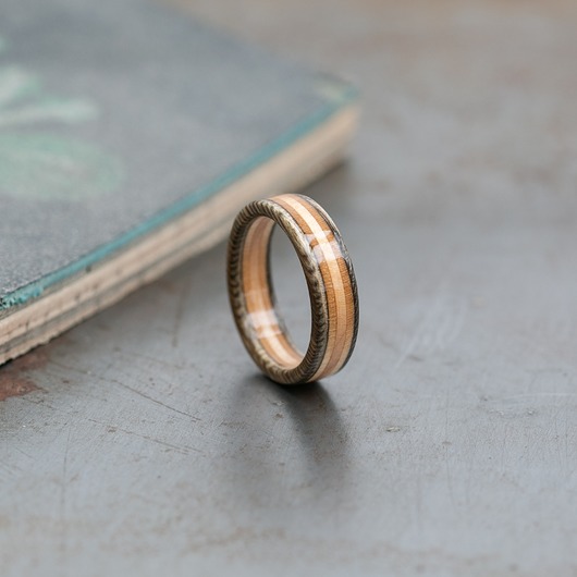 biżuteria męska Recycled skateboard ring
