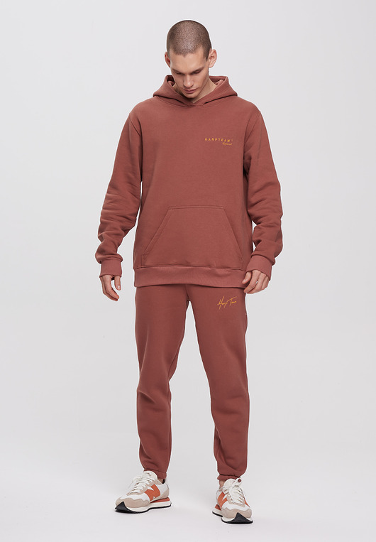 bluzy męskie Zestaw dresowy COZY Cognac męski