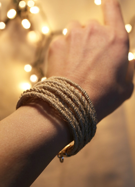 bransoletki na sznurku Bransoletka minimalistyczna ze sznurków