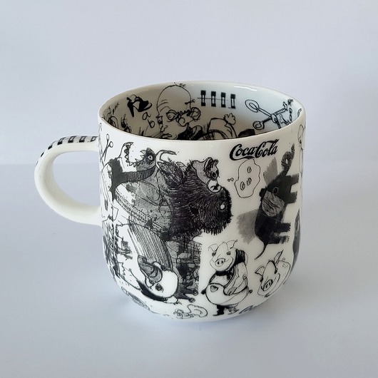 kubki i filiżanki Kubek Japanese, z czarną kalką, 400 ml dla Pana Kazimierza