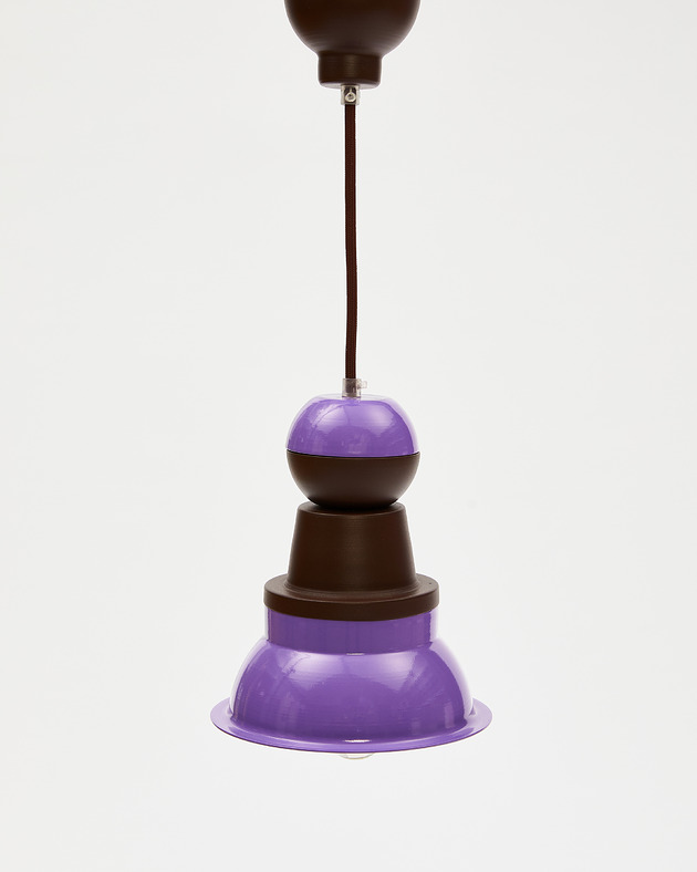 lampy wiszące Fern Flower Lamp Ultramarine & Lilac
