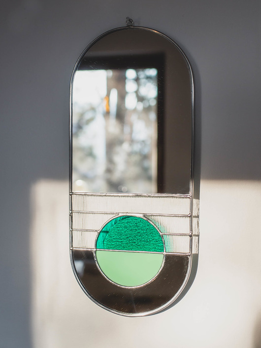 lustra stojące i wiszące Lustro Art Deco